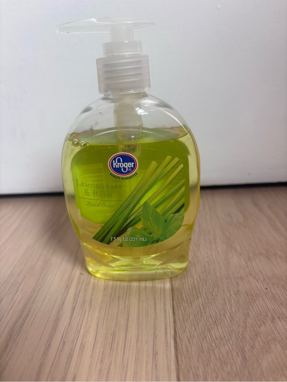 Kroger Lemongrass & Basil Liquid Hand Soap Discontinued
